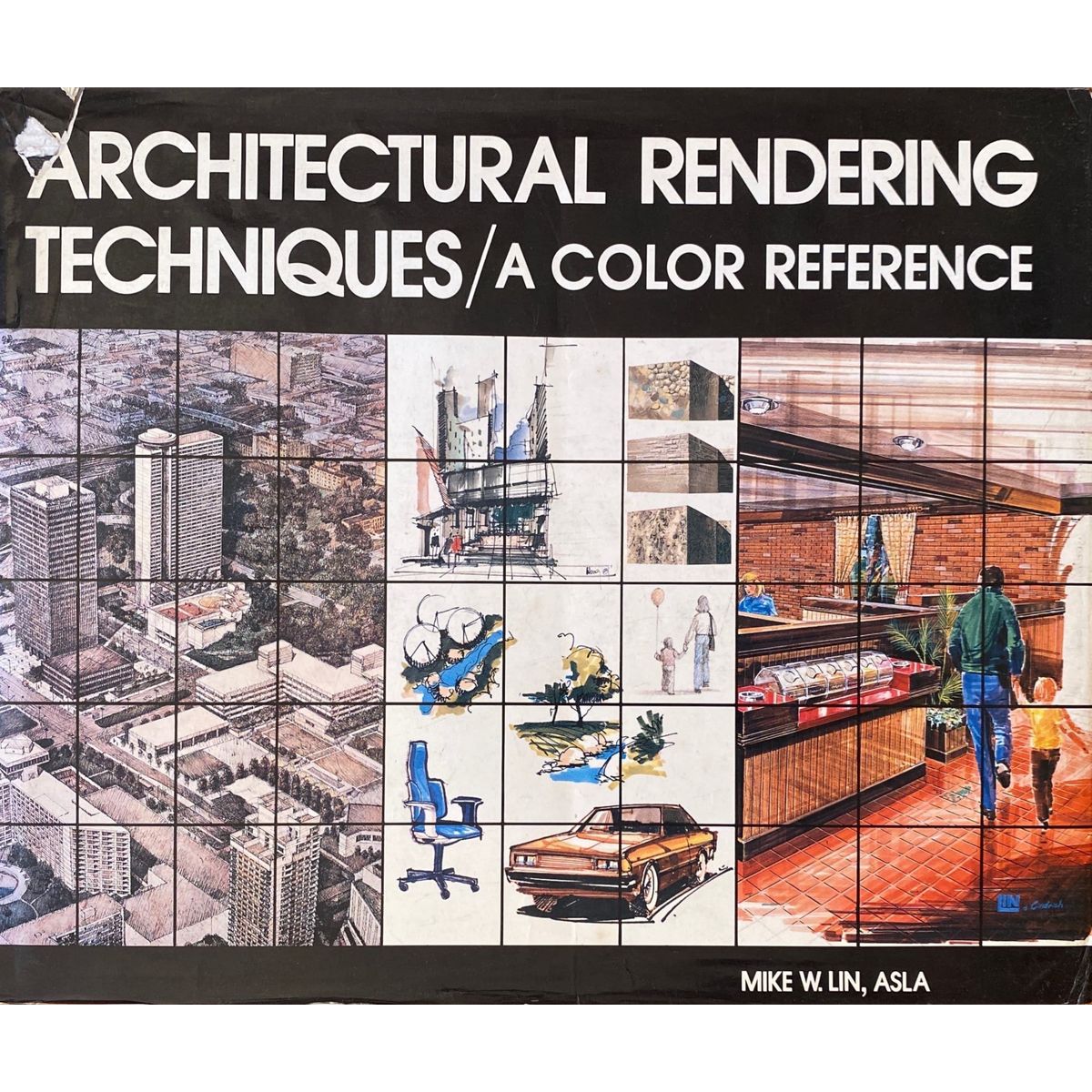 【原画】harold Mcneil 　スケッチ Architectural Rendering Techniques: A Colour Reference by Mike W