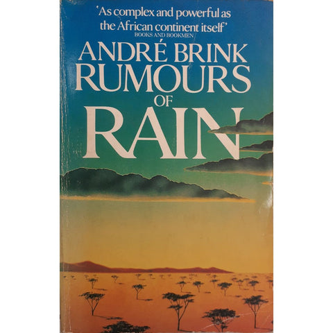 ISBN: 9780352305916 / 0352305916 - Rumours of Rain by André Brink [1980]