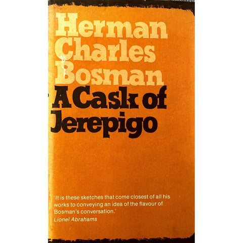 ISBN: 9780798100946 / 079810094X - A Cask of Jerepigo by Herman Charles Bosman [1974]