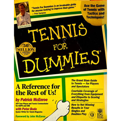 ISBN: 9780764550874 / 076455087X - Tennis For Dummies by Patrick McEnroe and Peter Bodo [1998]
