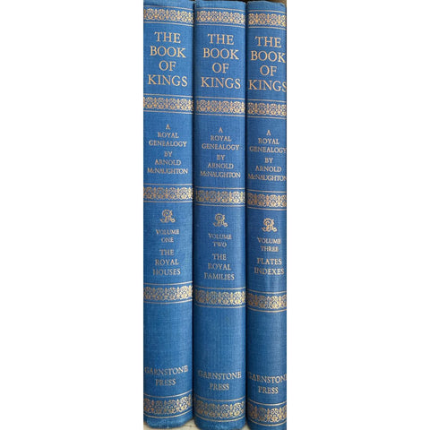 ISBN: 9780900391194 / 0900391197 - The Book of Kings: A Royal Genealogy by Arnold Mc Naughton, 3 Volume Set [1973]