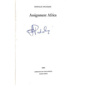 Assignment Africa by Donald Swanson [1965]