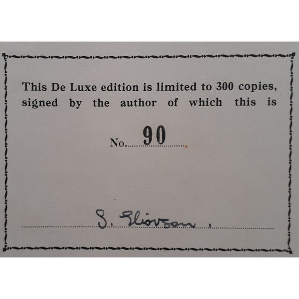 Flowering Shrubs and Trees for South African Gardens by Sima Eliovson, Signed Ltd. Edition No. 90 of 300 [1951]